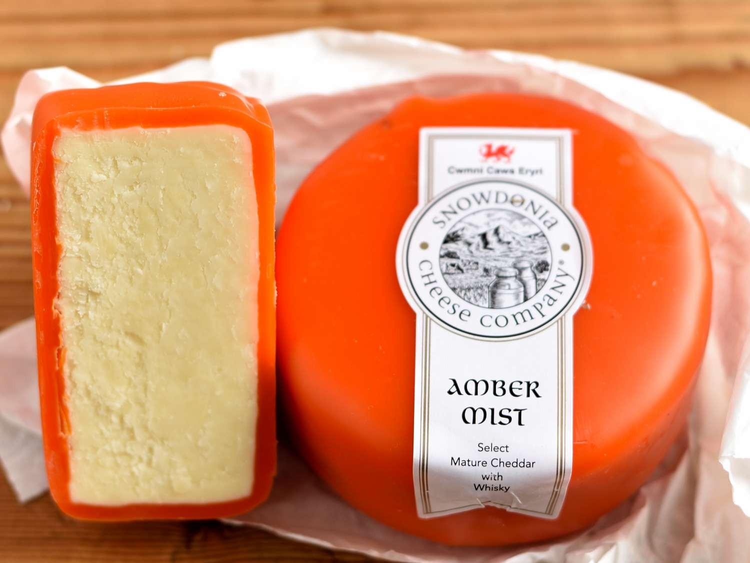Cheddar mit Whisky Amber Mist