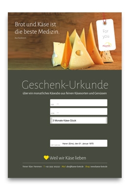 Urkunde 3 - anthrazit